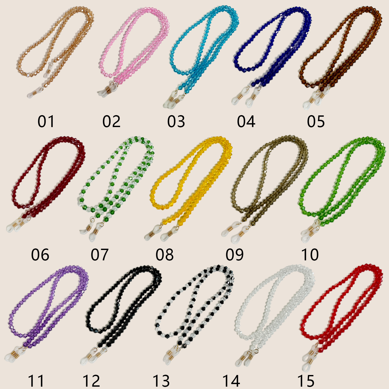 Handmade Crystal Glass Glasses - Sunglass Retainer Cord recensione e prezzo