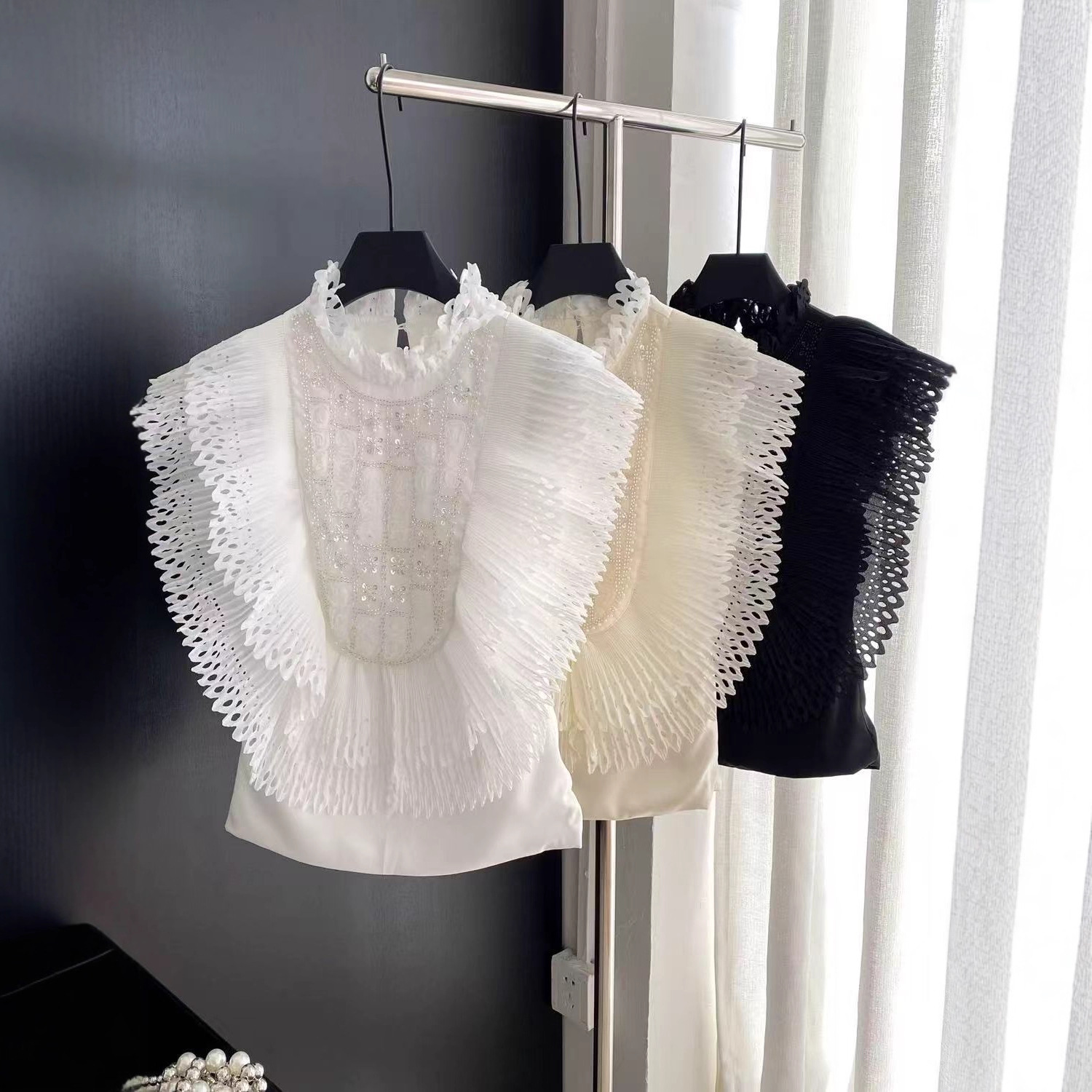 Top Blouse Women Sleeveless Ru - Shirt Camp Collar recensione e prezzo