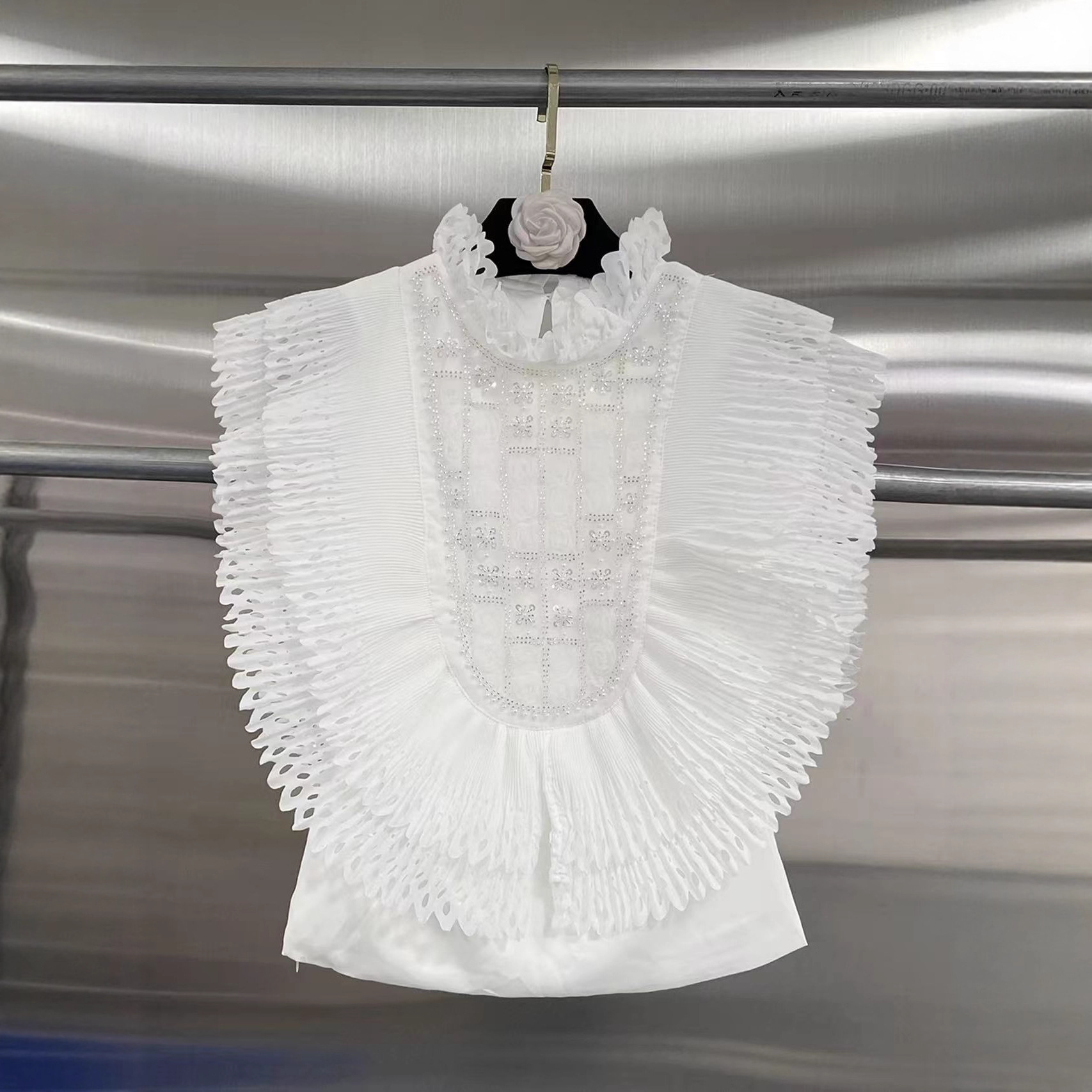 Top Blouse Women Sleeveless Ru - Shirt Camp Collar recensione e prezzo