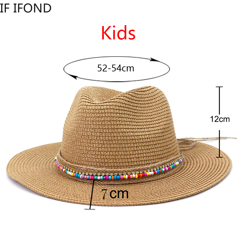 New Summer Boy Girl Kids Straw - Bucket Hat Straw recensione e prezzo