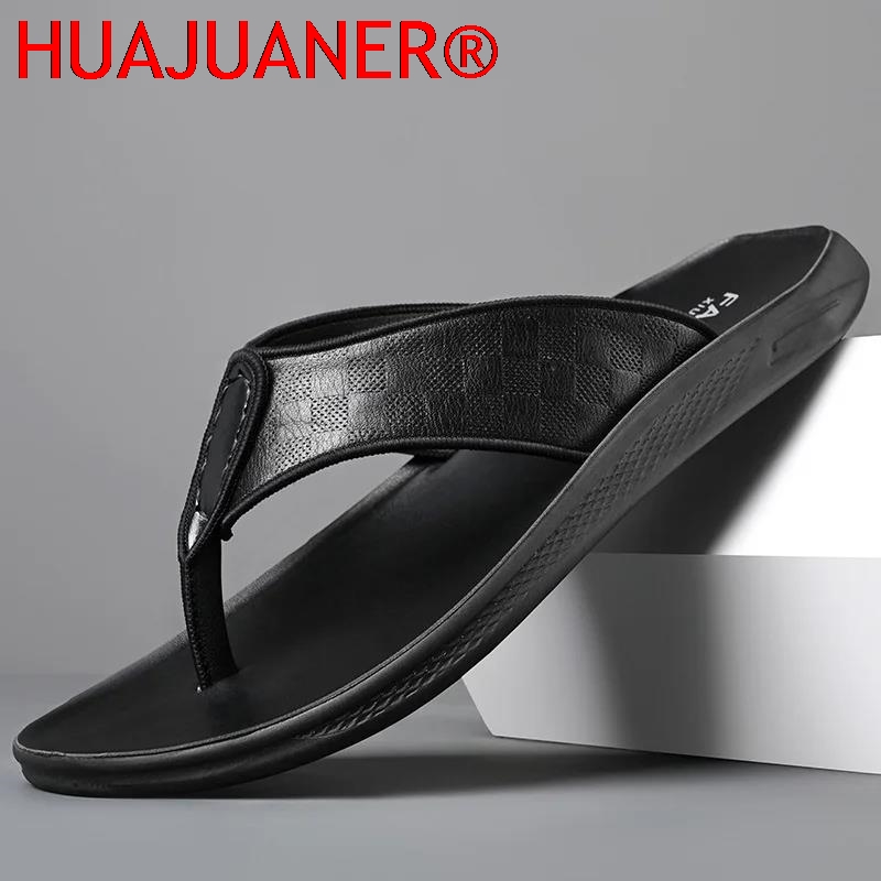 Casual Outdoor Men's Sandals S - Flip Flop Leather Men recensione e prezzo
