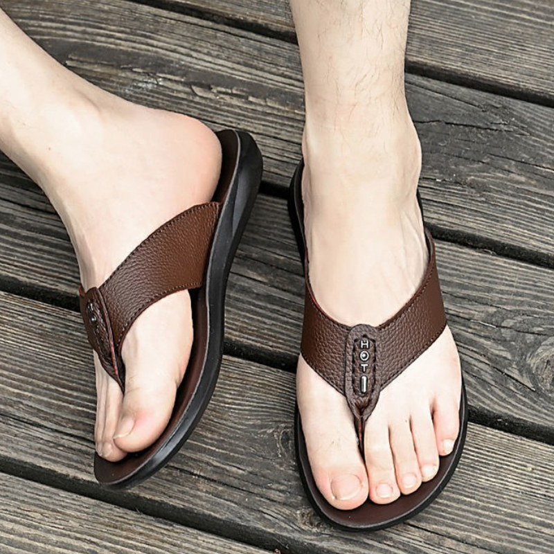 Hot Sale Men's Flip Flops High - Flip Flop Leather Men recensione e prezzo