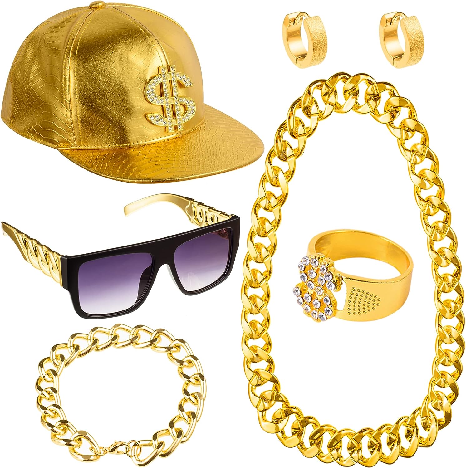 PESENAR 80s 90sHip Hop Costume - Sunglass Retainer Cord recensione e prezzo