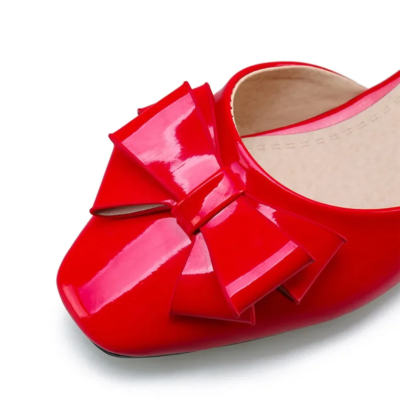 Big Size Women Bowtie Pumps Ro - Casual Sandal Leather recensione e prezzo